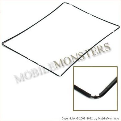 Korpuss iPad 2gen Touchscreen Frame Melns
