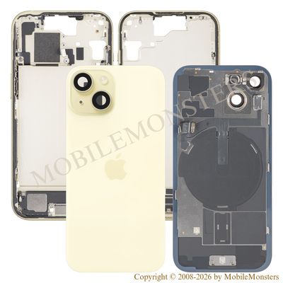 Korpuss iPhone 15 Baterijas vāciņš (Lietots
