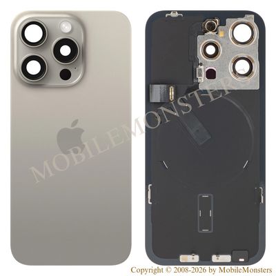 Korpuss iPhone 15 Pro Baterijas vāciņš