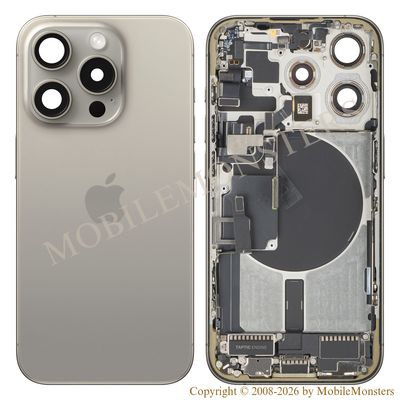Korpuss iPhone 15 Pro Baterijas vāciņš