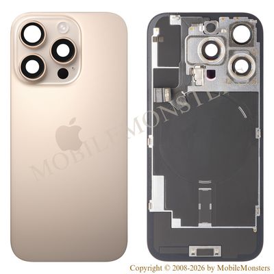 Korpuss iPhone 16 Pro Baterijas vāciņš
