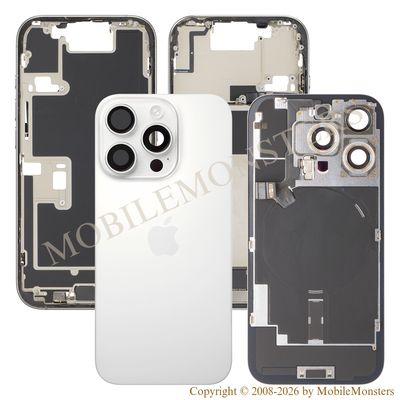 Korpuss iPhone 16 Pro Baterijas vāciņš