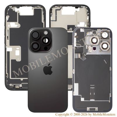 Korpuss iPhone 16 Pro Baterijas vāciņš