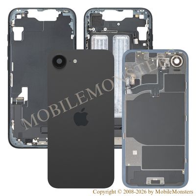 Korpuss iPhone 16e Baterijas vāciņš Videja
