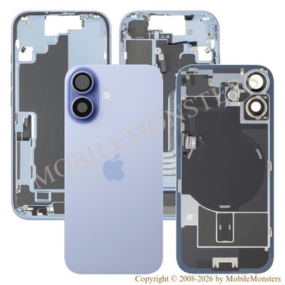 Korpuss iPhone 17 Baterijas vāciņš Videja