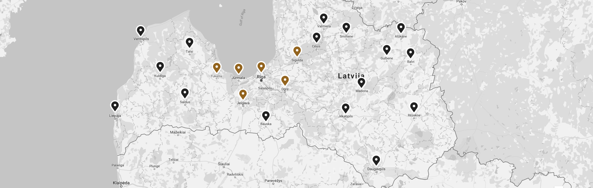 Latvia Map